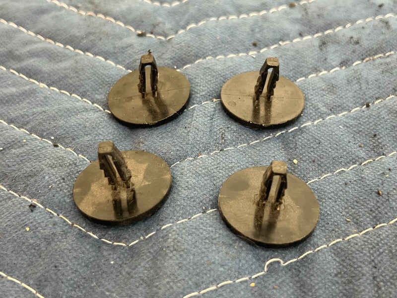 1984-1989 Volvo 740 760 Sedan Front Footwell Felt Retaining Clips OEM #2620EM