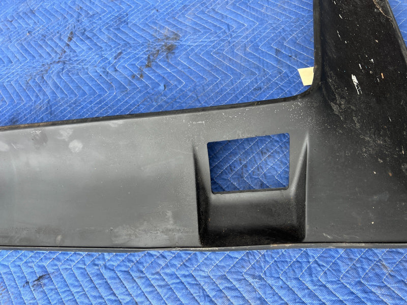 1989-1995 Volvo 740 940 Sedan Rear Bumper Cover Lower Valance Black OEM #3815EM