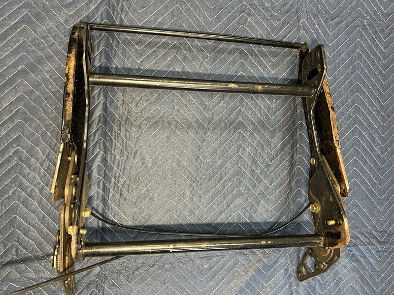 Volvo 240 242 244 245 Seat Track & Frame w/Tilt For Coupe Rear Seat Entry #3891E