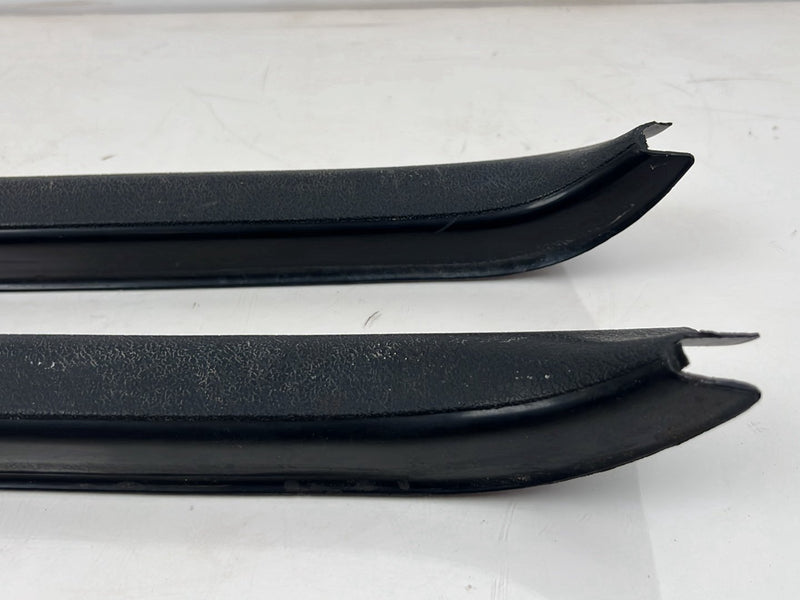 1975-1980 Volvo 244 240 Scuff Plate Door Sill Trim Set of 4 Black OEM #5291EM