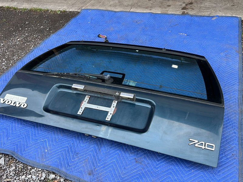 1990-1992 Volvo 740 745 940 Wagon Only Rear Hatch Panel Assembly Blue Green OEM #5999EM