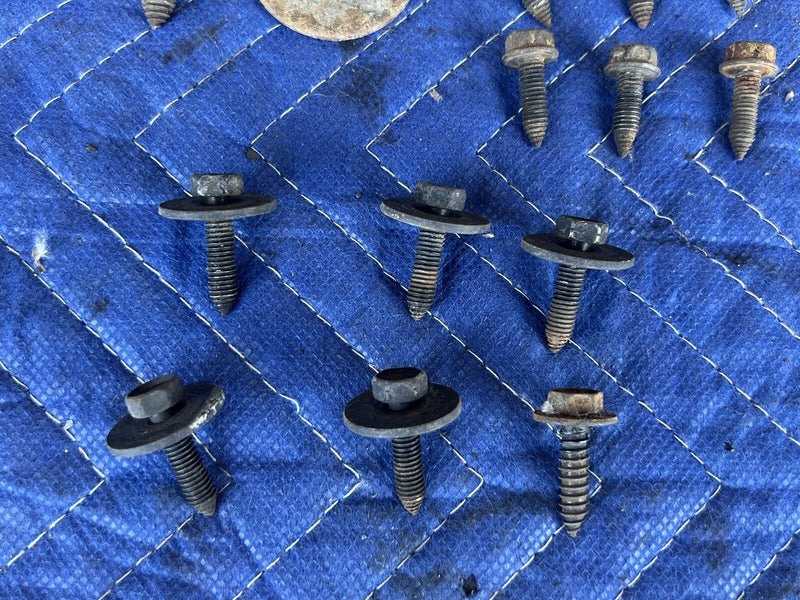 1980-1985 Cadillac Seville Front Right Wheel Well Hardware Bolts OEM #3366M