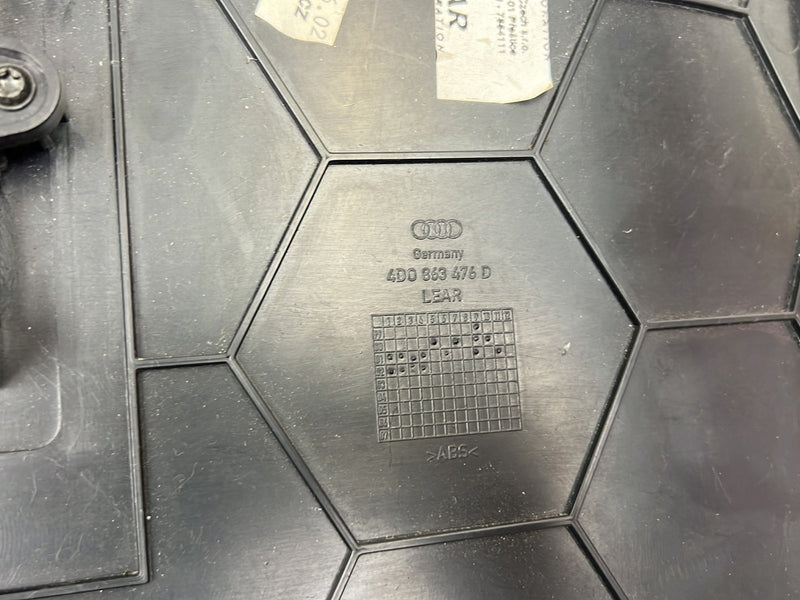 1996-2003 Audi S8 D2 A8 Rear Trunk Right & Left Carpet Panel Trim Pair Black OEM #6378EM