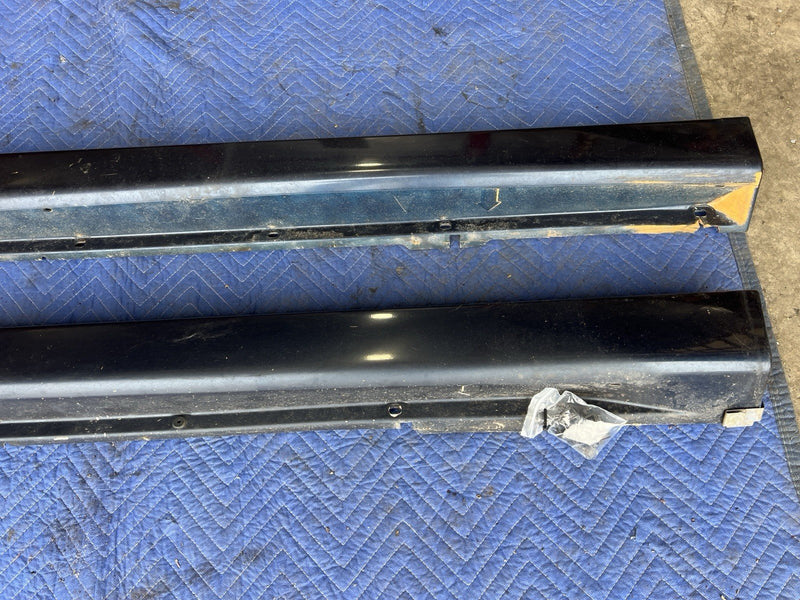 1993-1997 Volvo 850 850R Lower Rocker Panel Trim Pair Blue L & R OEM #4415E