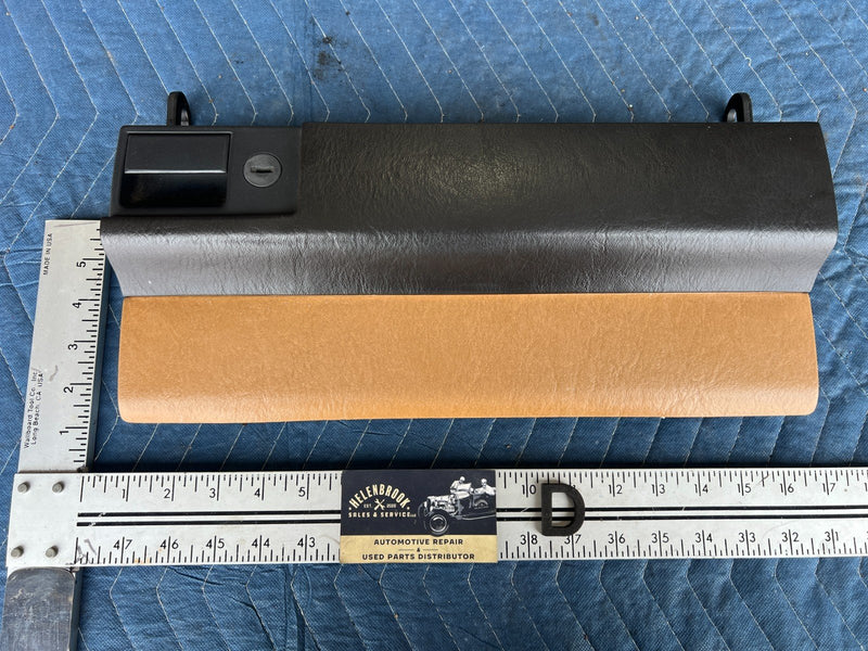 1986-1995 Mercedes 300D W124 LH Dash Tan Glove Box Compartment Door OEM #2666EM