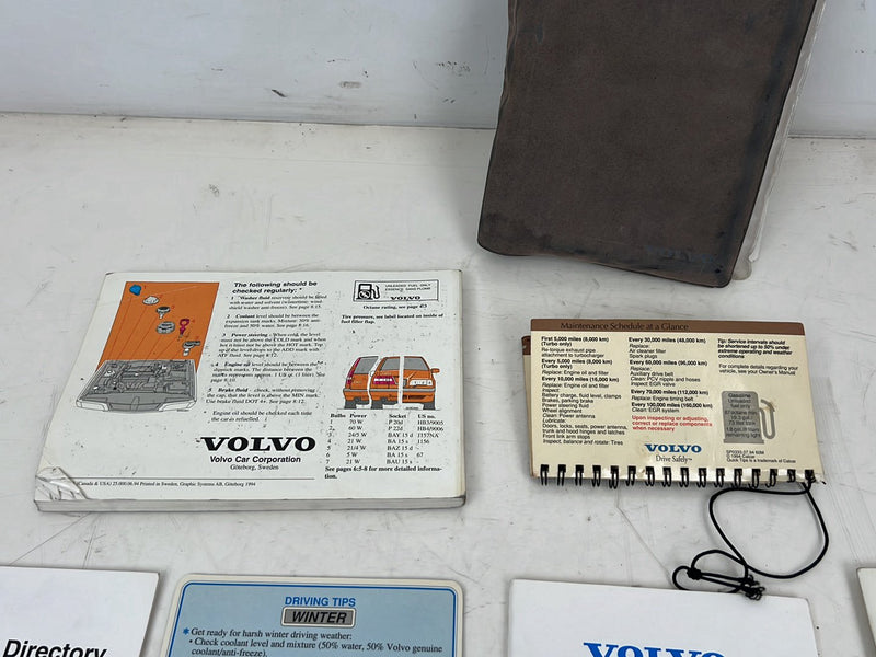 1995 Volvo 850 Owners Manual Booklet User Guide Book Set OEM