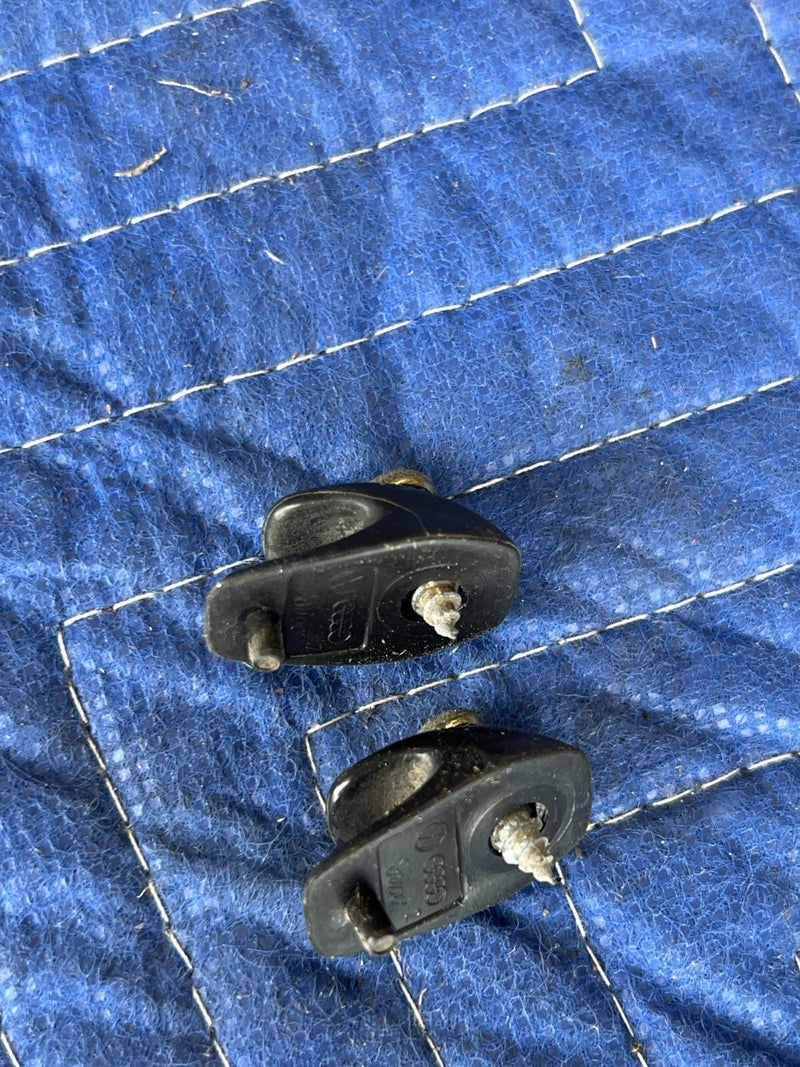 1983-1985 Porsche 944 Interior B Pillar Coat Hook Hanger Pair OEM #1765EM