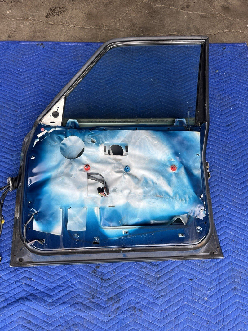 1986-1993 Volvo 240 244 245 Passenger Front Door Right Complete Blue OEM #3753E