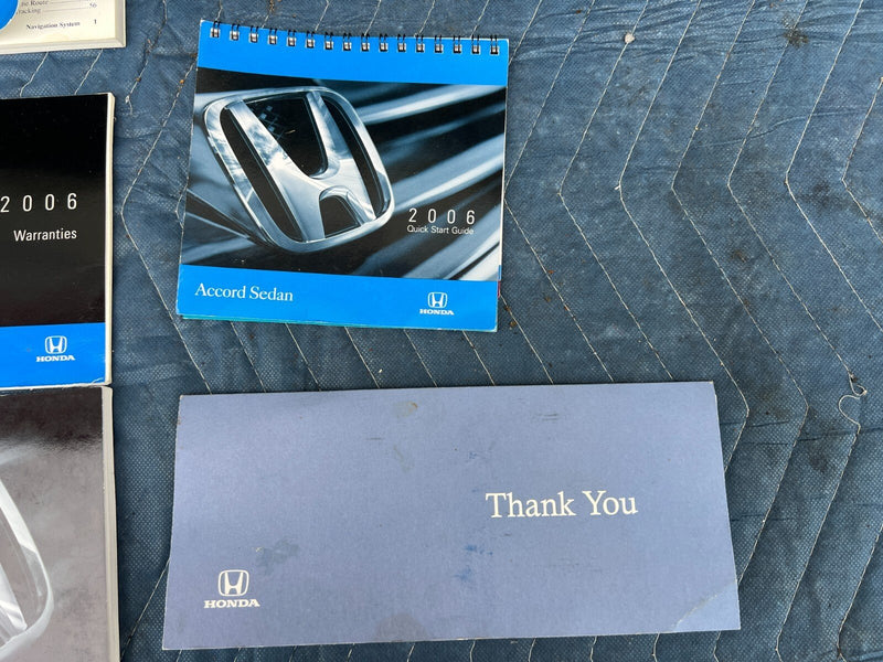 2003-2007 2006 Honda Accord EX Users Owners Manual Literature Set  #1477CN