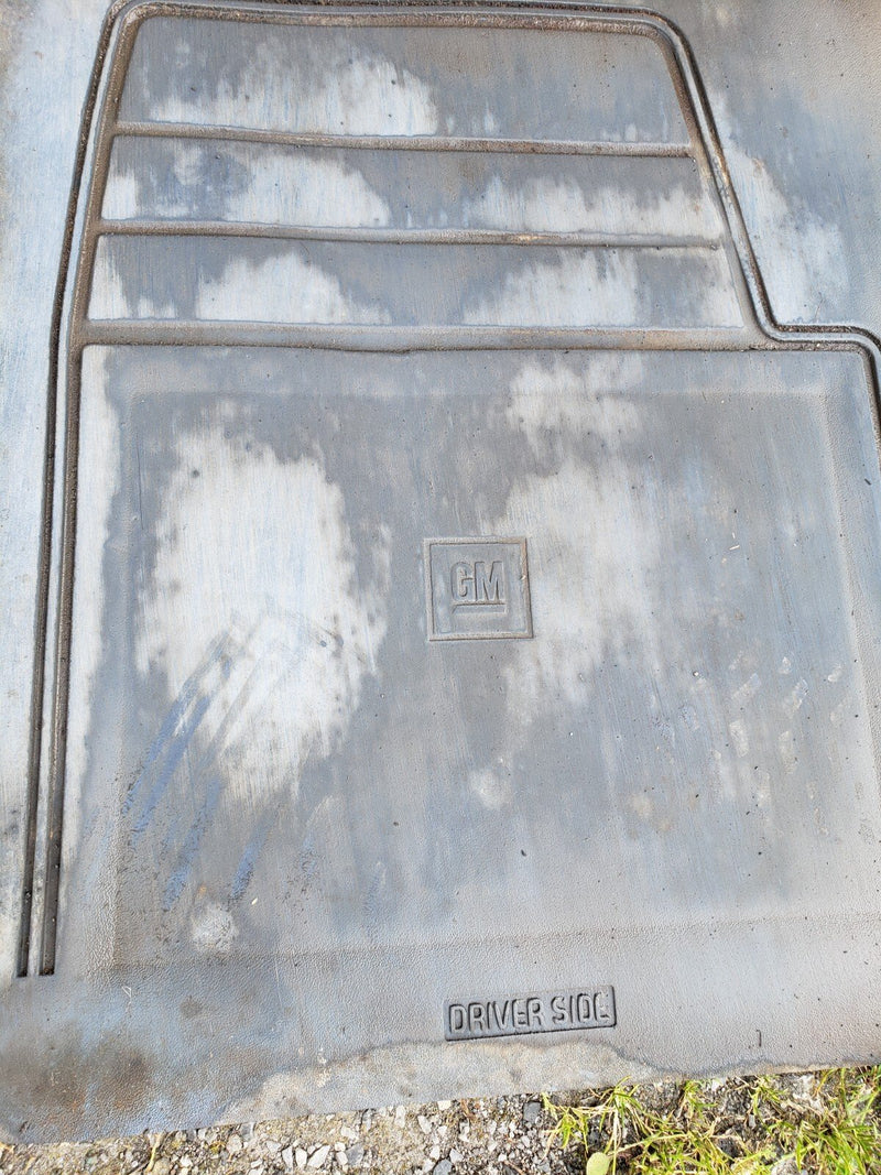 1995-1999 Chevy GMC GM 1500 C/K Blue Left & Right Floor Mat Pair OEM #1215CN