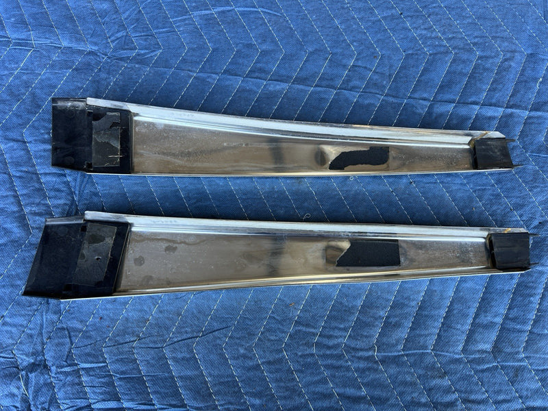 1998-2003 Jaguar XJR XJ8 X308 Left & Right B Pillar Trim Pair Exterior OE #4688E