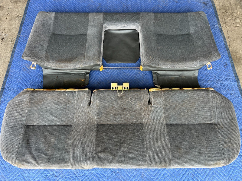 1989-1995 Volvo 740 940 Sedan Rear Cloth Bench Seat Gray 3525078 OEM #3645EM