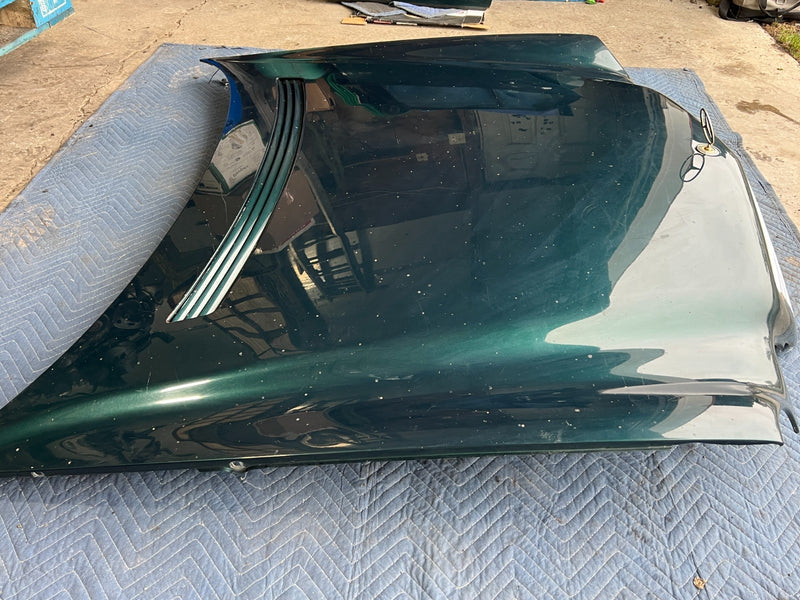 1998-2003 Mercedes W210 E320 Hood Panel Engine Bonnet w/ Grille Green OE #4741EM