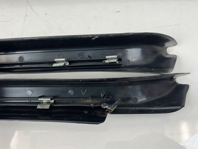 1975-1980 Volvo 244 240 Scuff Plate Door Sill Trim Set of 4 Black OEM #5291EM