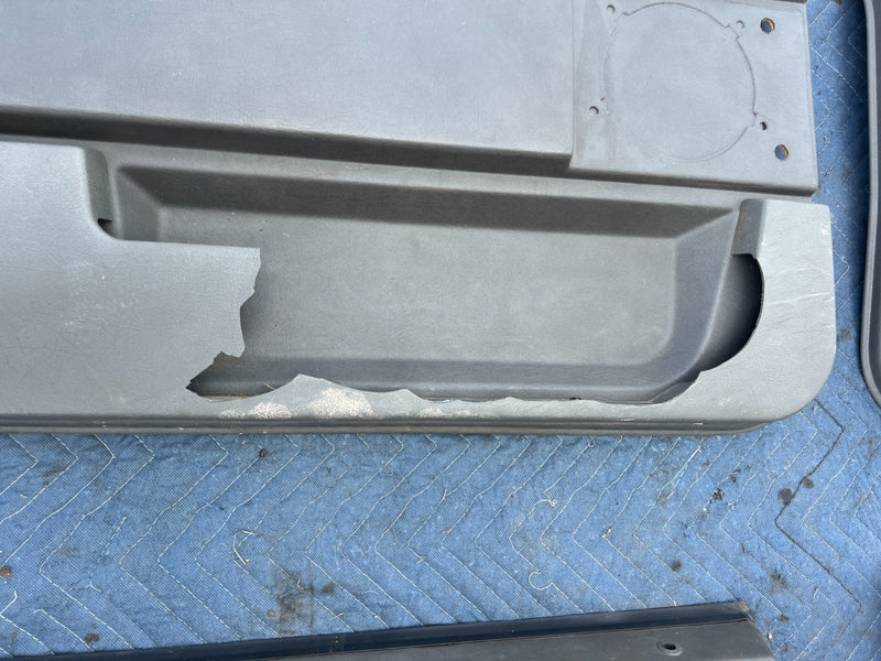 1989-1995 Volvo 740 940 Wagon Front Rear RH LH Door Card Set Gray OEM #4020EM