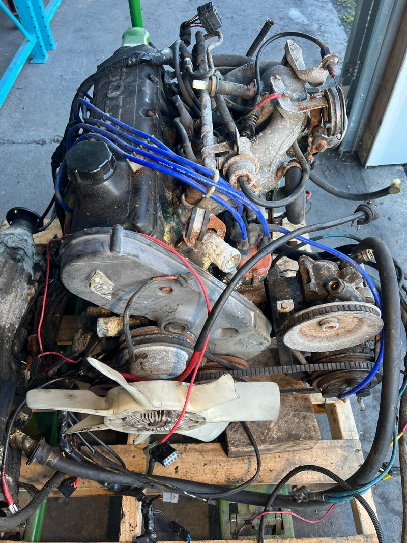 1986-1993 Volvo 240 244 245 B230F 4 Cylinder 2.3L 8V Engine *Running* OE #4218EM
