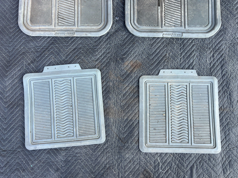 2003-2008 Toyota Corolla Front Rear RH LH Rubber Floor Mat Set OEM #3363EM