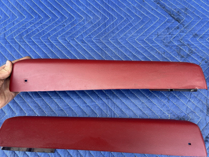 1980-1985 Cadillac Seville Front Seat Trim Red Panels GM OEM #3399M