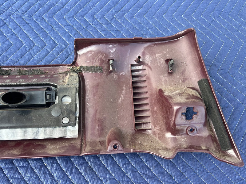 1995-1999 Chevy Silverado GMC Driver Knee Bolster Kick Trim Maroon OEM #5512EM