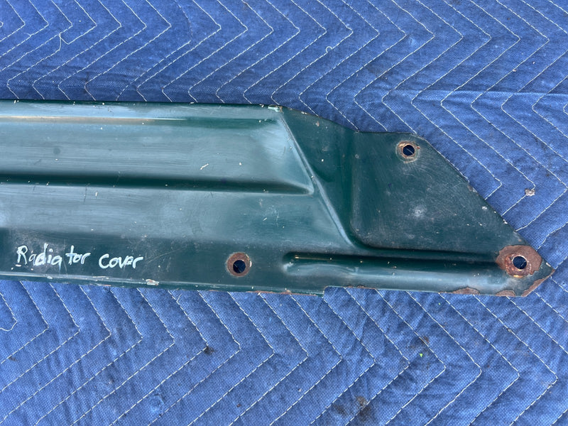 1967-1974 Volvo 140 142 144 145 Front Radiator Cover Trim Green OEM #4957EM