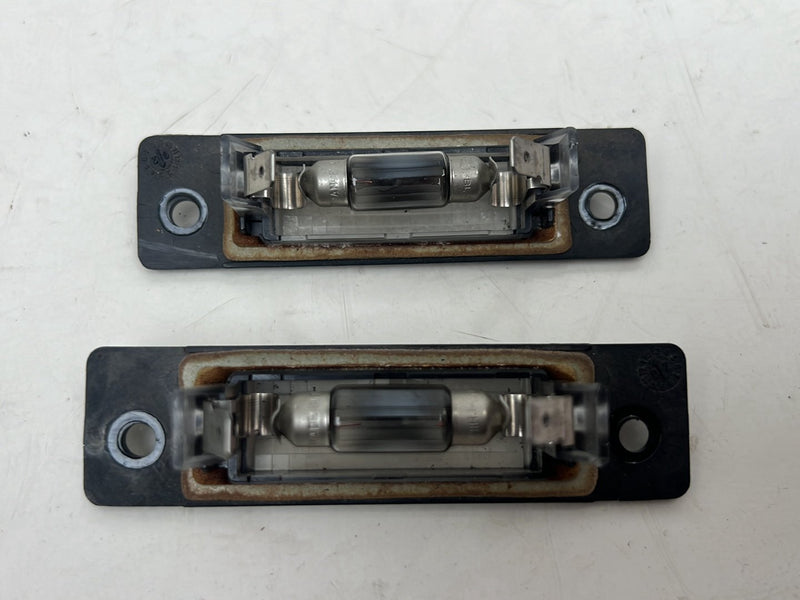 1996-2003 Audi S8 D2 A8 Rear License Plate Light Lamp Assembly Pair OEM #6460EM