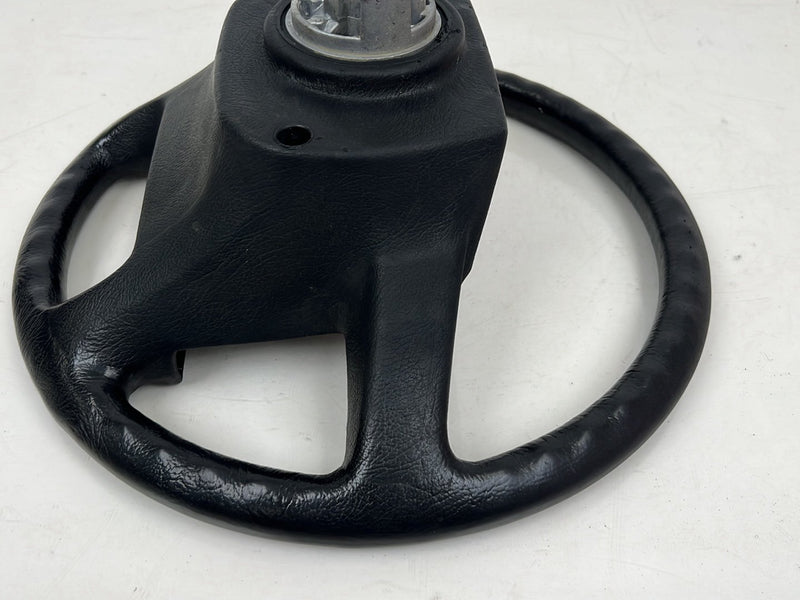 1990-1992 Volvo 740 745 940 Black Leather Steering Wheel 3530081 OEM #5901EM