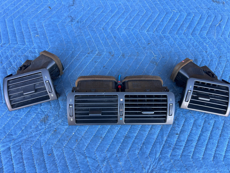 2000-2005 BMW 330xi 325xi E46 Dash A/C Heat HVAC Air Vent Duct Set OEM #4777EM