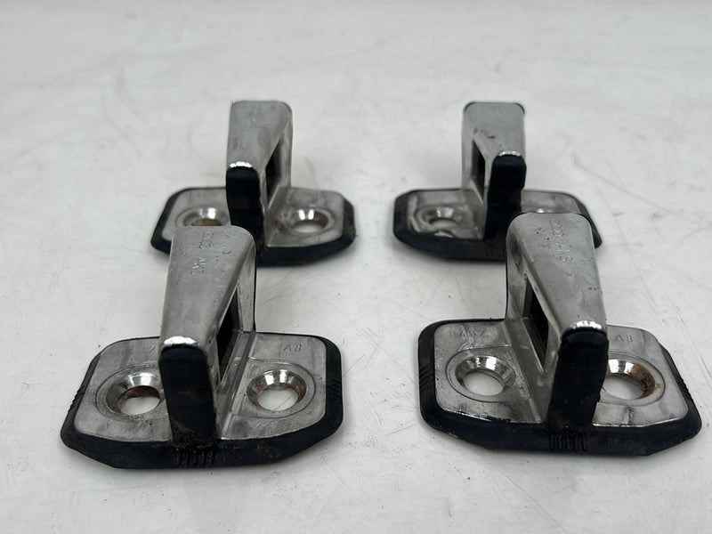 1996-2003 Audi S8 D2 A8 Door Striker Catch Plate Set of 4 w/ Hardware OE #6547EM