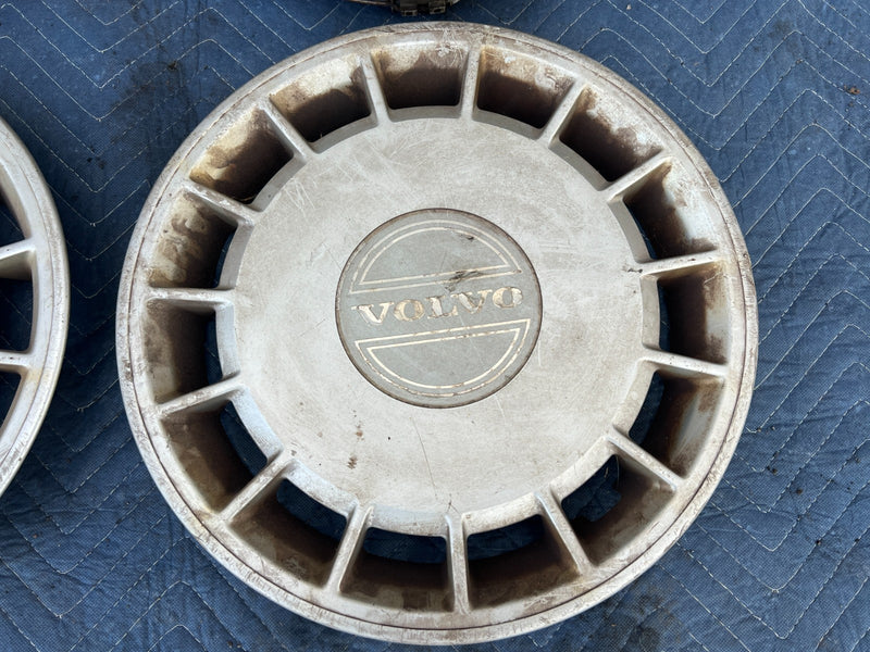 1986-1993 Volvo 240 244 Sedan 14" Hubcap Wheel Cover Set of 6 3540176 OE #4235EM