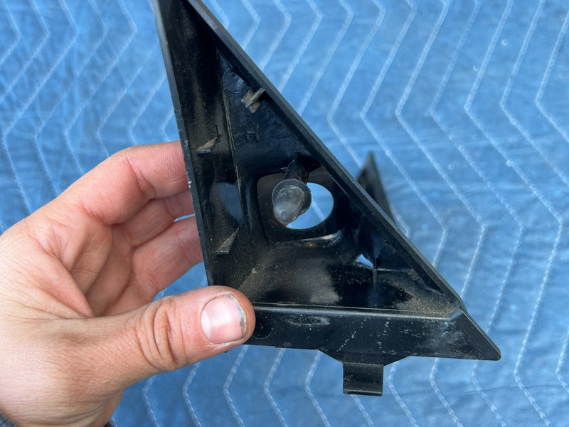 1986-1993 Volvo 240 244 Sedan Right & Left Mirror Trim & Hardware OEM #4181EM