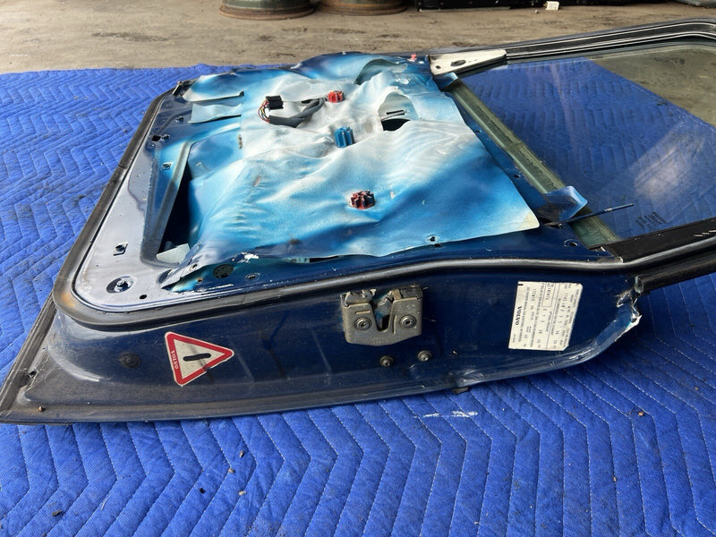 1986-1993 Volvo 240 244 245 Passenger Front Door Right Complete Blue OEM #3753E