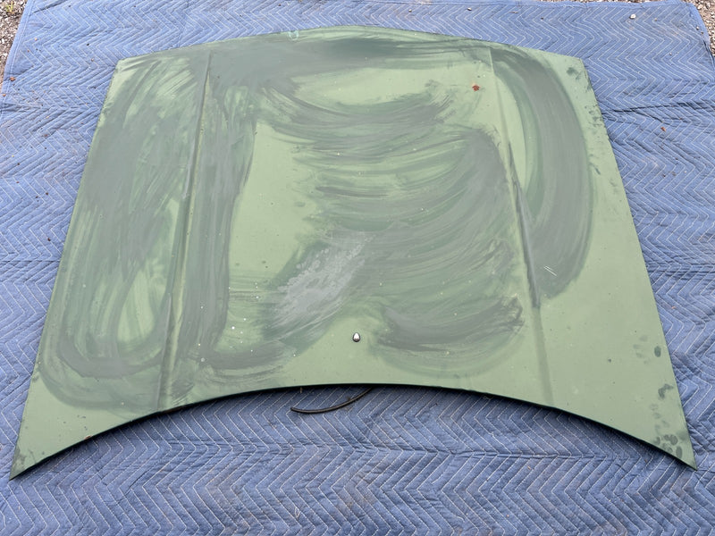 1967-1974 Volvo 140 142 Coupe Front Hood Engine Bonnet Panel Green OEM #4858EM