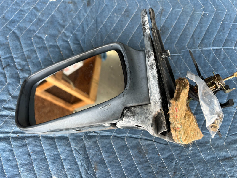 1989-1995 Volvo 740 940 Sedan Front Driver Left Side Mirror Assembly OEM #3663EM