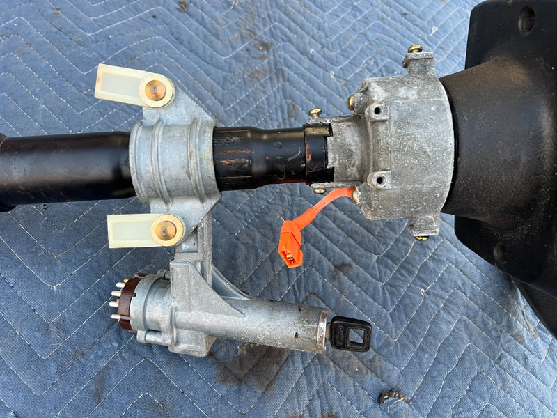 1986-1993 Volvo 240 244 245 Steering Wheel Column & Ignition w/ Key OEM #4415EM