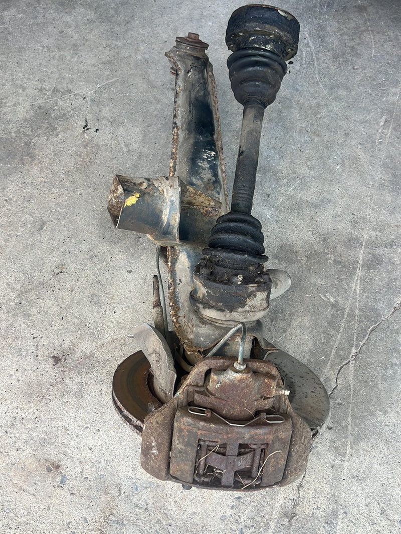 1983-1985 Porsche 944 Rear Trailing Arm Wheel Hub Knuckle Assembly OEM #2466EM