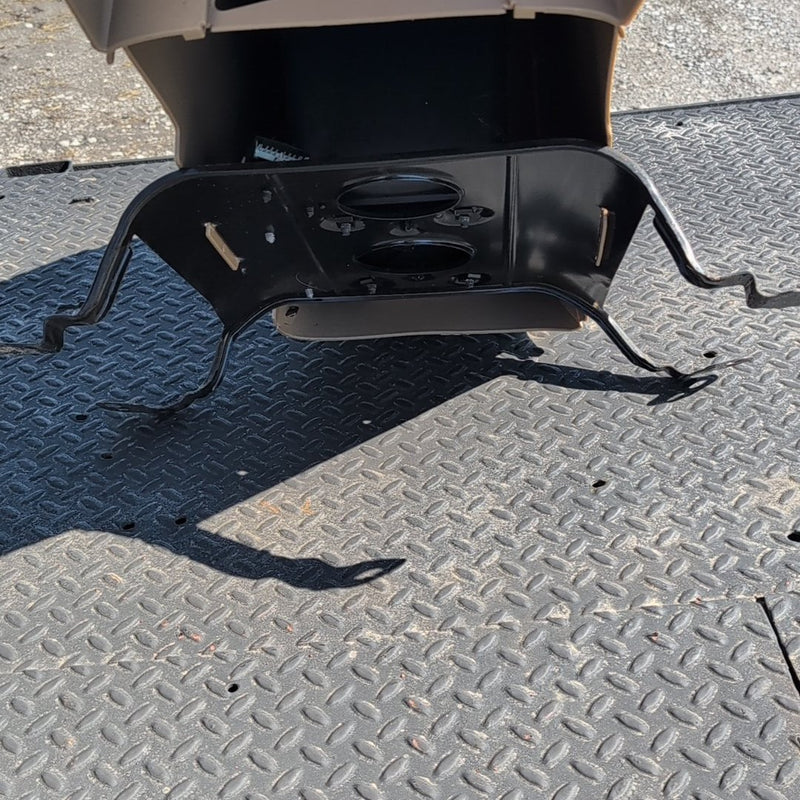 1999-2002 Chevrolet Silverado Center Console Assembly Tan Lid Mounts 15037198