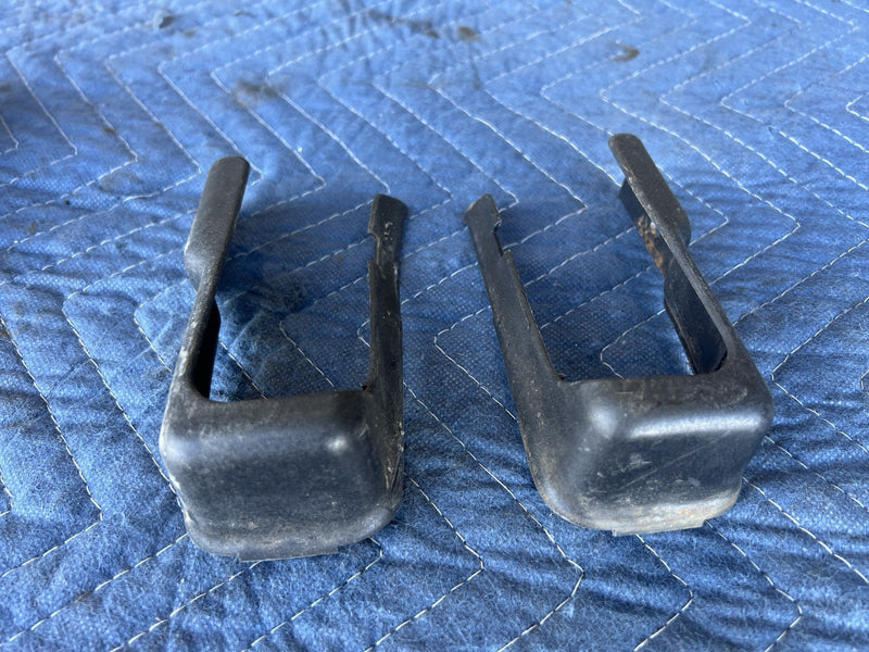 1998-2003 Jaguar XJR XJ X308 Front Seat Anchor Trim Set Of 4 Black OEM #4786E