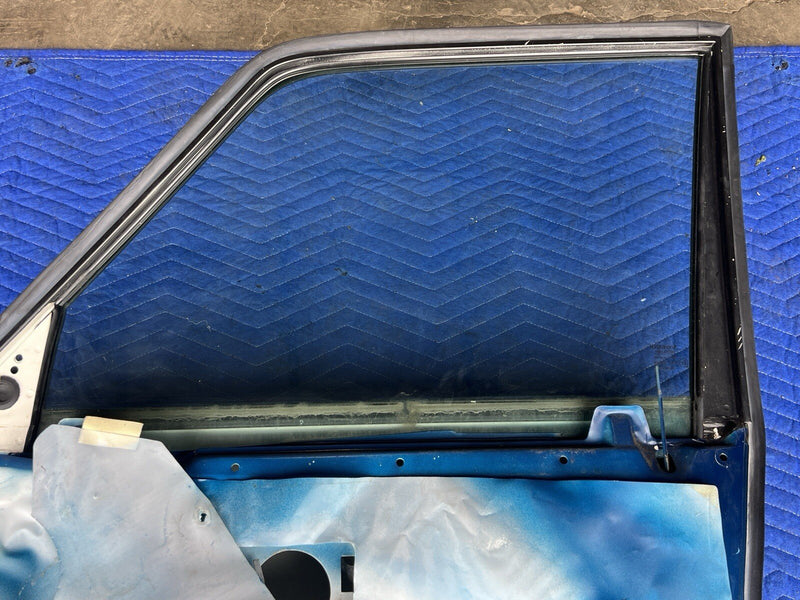 1986-1993 Volvo 240 244 245 Passenger Front Door Right Complete Blue OEM #3753E