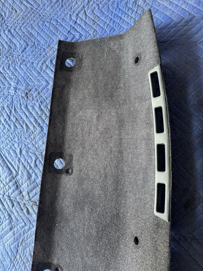 1986-1993 Volvo 240 244 Rear Parcel Shelf Trim Insert Panel Gray Black OE #4864E