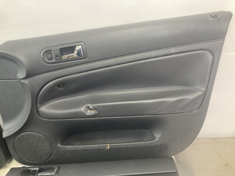 2001-2005 Volkswagen Passat Door Card Set of 4 Black OEM #5563M