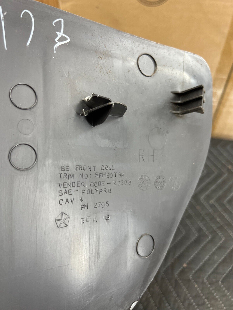 1998-2001 Dodge Ram 1500 Dark Gray RH Lower Kick Panel Trim 5FH90TRM OEM #757EM