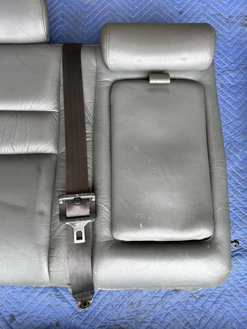 1993-1997 Volvo 850 850R Rear Seat Set Charcoal Leather Wagon Only OEM #4424E