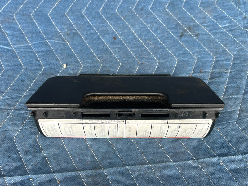 1992-1995 Volvo 940 740 Center Dashboard Fuse Box Cover Storage Cubby OE #3239EM