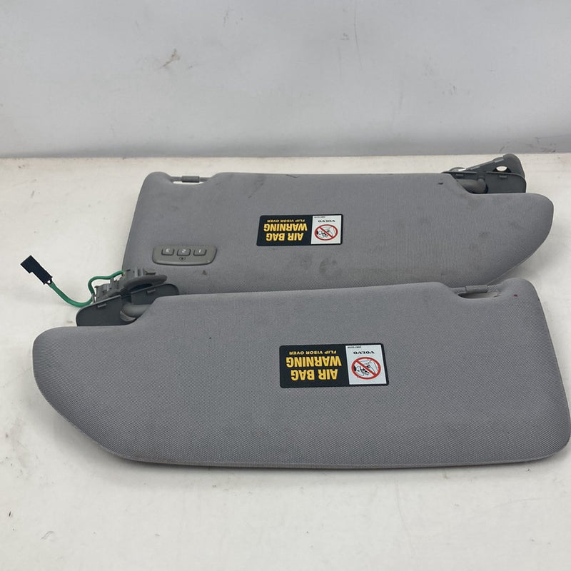 2003-2006 Volvo XC90 Right & Left Sun Visor Shade Gray Cloth 39890510 OEM #4802M