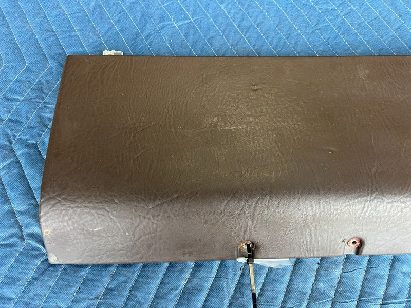 1983-1985 Porsche 944 Brown Right Dash Knee Bolster Kick Panel Trim OEM #2438EM