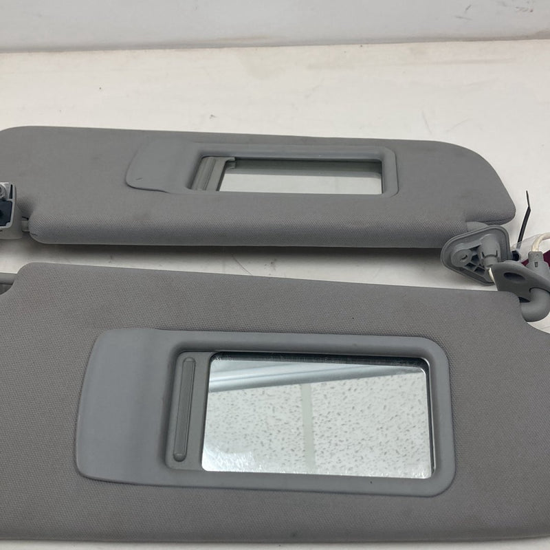 2009-2011 BMW 328i E90 Sun Visor Pair Left Right Gray OEM #4786M
