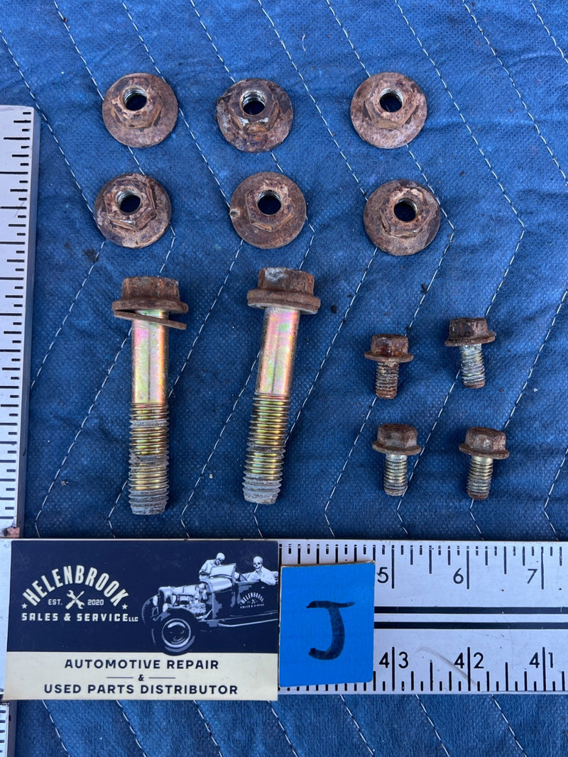 1986-1993 Volvo 240 244 Sedan Front Bumper Mounting Bolt Hardware OEM #4257EM
