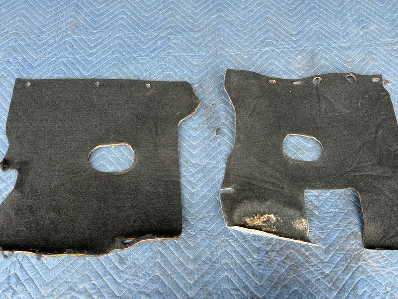 1986-1993 Volvo 240 244 245 Footwell Lower Dash Insulator Panel Pair OEM #4145EM