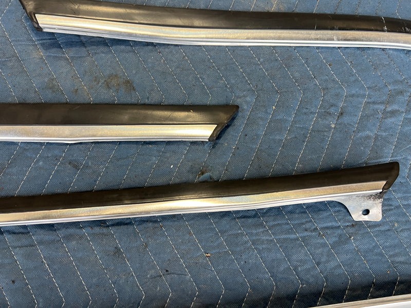 1986-1993 Volvo 240 244 *Sedan Only* Roof Gutter Molding Trim Chrome OEM #4471EM