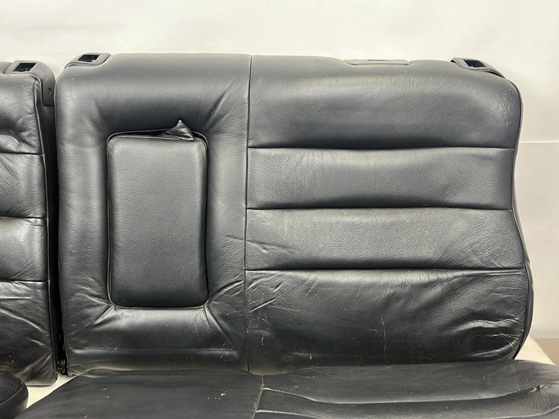 1990-1992 Volvo 740 745 940 Wagon Black Leather Rear Seat Assembly OEM #5985EM